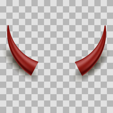 Red Halloween Evil Horns