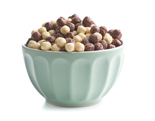 Breakfast cereal balls.