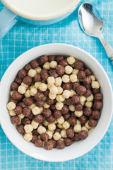 Breakfast cereal balls.