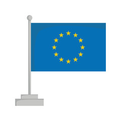 European Union Flag Vector Illustration