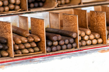 Cuban cigars in boxes in Key West, USA © be free