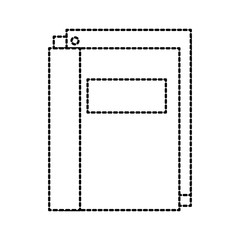 school folder with paper stationery supply education