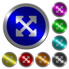 Resize full alt luminous coin-like round color buttons