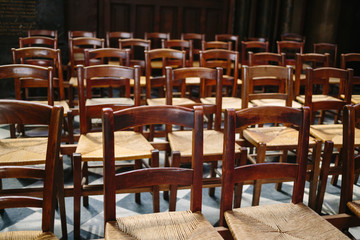 Chairs in the Abbey of Saint-Germain-des-Pr?_?s