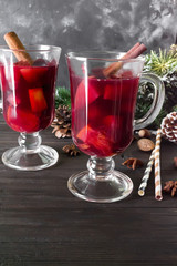 Christmas beverage mulled wine