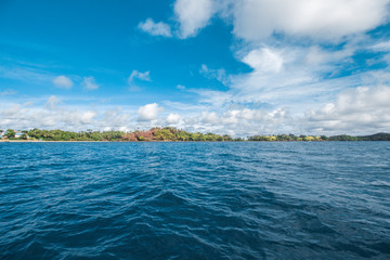 Beautiful Island and Tropical Sea 