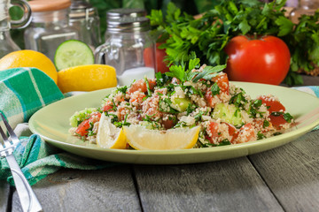 Tabbouleh salad with couscous