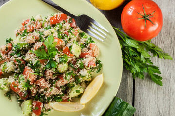 Tabbouleh salad with couscous