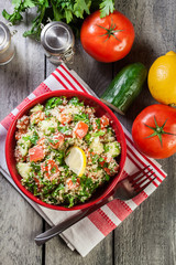 Tabbouleh salad with couscous