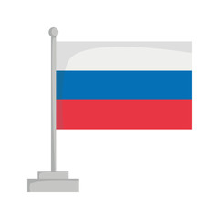 National flag of Russia Vector Illustration