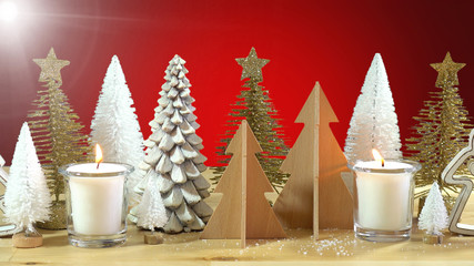 Christmas Trees Centerpiece