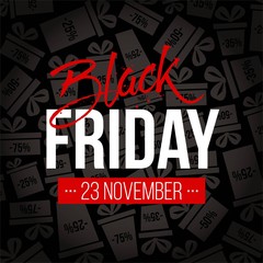Abstract vector black friday sale layout background. For art template design, list, page, mockup brochure style, banner, idea, cover, booklet, print, flyer, book, blank, card, ad, sign, poster, badge.