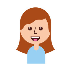 young little funny teen girl portrait