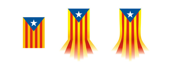 Catalunya flag 2017. Catalonia flag
