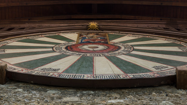 King Arthur's Round Table in the Great Hall, Winchester
