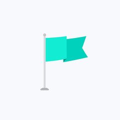 Obraz premium Waving Flag Icon