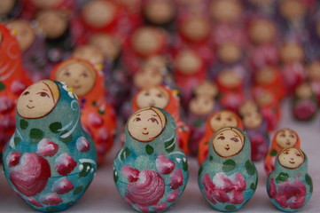 Russian dolls - souvenirs from Russia