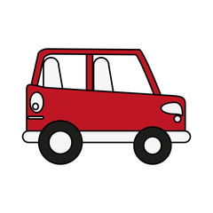 Car vehicle isolated icon vector illustration graphic design