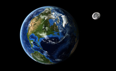 erde und mond