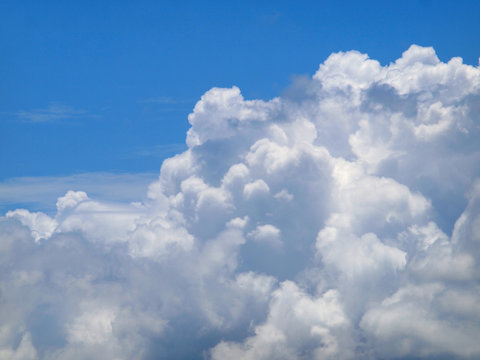 blue sky and beautiful clouds