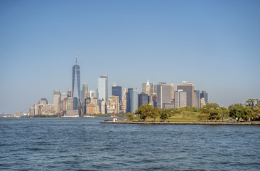 Fototapeta premium Lower Manhattan in New York City