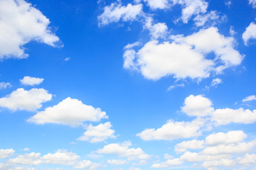 Obraz na płótnie Canvas Clouds with blue sky background.