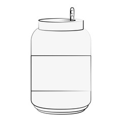 Glass bottle isolated icon vector illustration graphic design