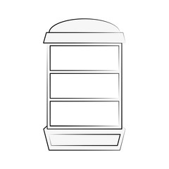 bakery empty stand icon vector illustration graphic design