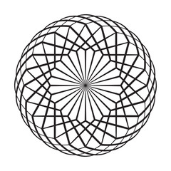 Artistic Circular Pattern Design
