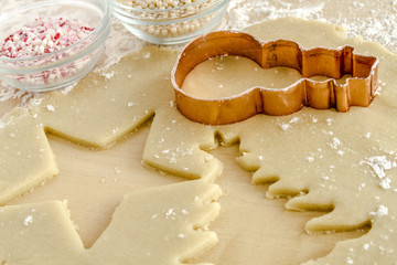 Sugar Cookies Ingredients and Cutters
