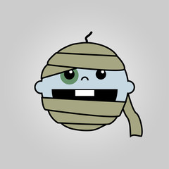 Baby costume for halloween vector