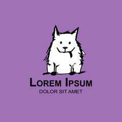 Dog logo for your design