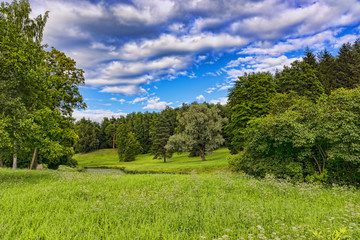 Ancient park in the suburbs