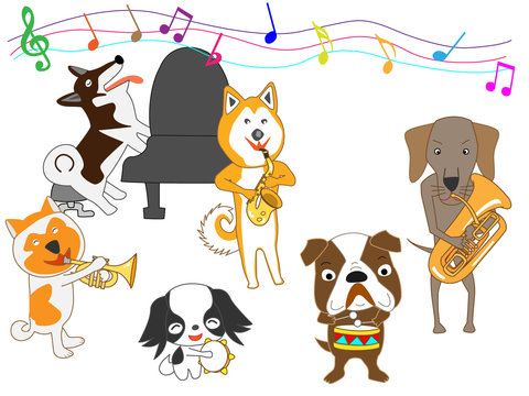 犬のコンサート