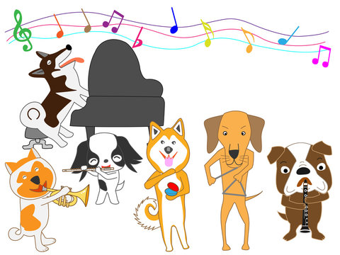 犬のコンサート
