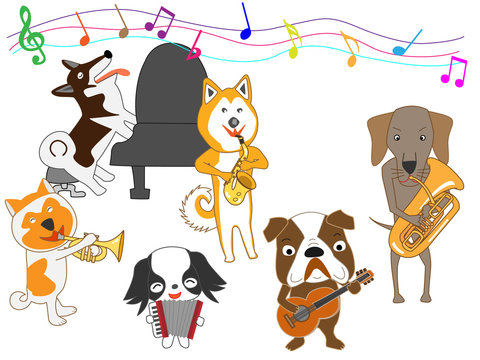 犬のコンサート