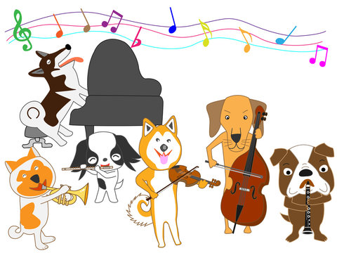 犬のコンサート
