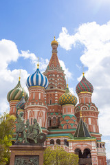 Fototapeta na wymiar Saint Basil's Cathedral at Moscow, Russia.