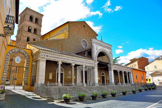 cathedral of  Santa Maria Maggiore Civita Castellana. Lazio. Italy.