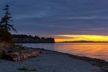 Sunset at Birch Bay State Park