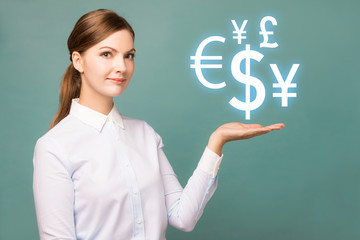 Key currency concept.