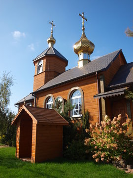 St Serafin of Sar&oacute;w East Orthodox church, Kostomłoty, Poland