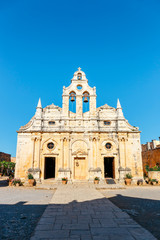 Obraz premium View on the Basilica of Arkadi Monastery on Crete, Greece