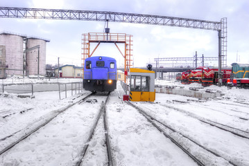 Railway locomotive depot © Pavel Parmenov