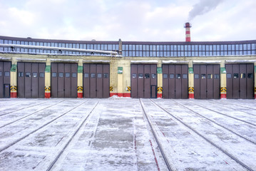 Railway locomotive depot © Pavel Parmenov
