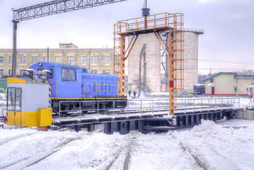 Railway locomotive depot © Pavel Parmenov