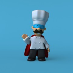 Fun chef - 3D Illustration