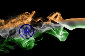 India national smoke flag