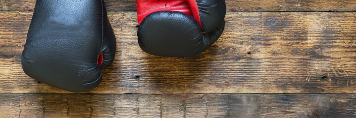 Boxing gloves.
