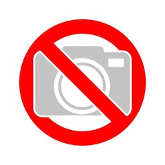 No photo camera sign 